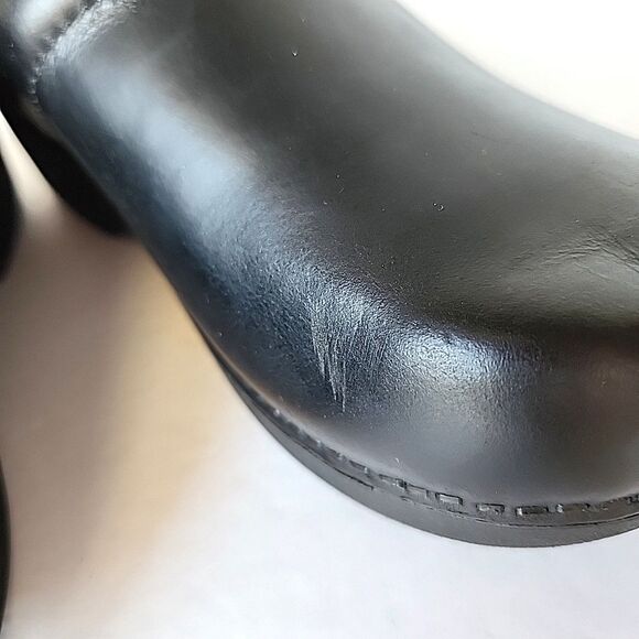 Dansko XP 2.0 Black Leather Clog Womens Size EU 38 US 7.5 8 Comfort - Picture 11 of 14